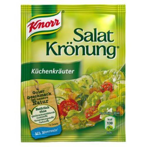 Knorr Salatkrönung Küchenkräuter (Culinary Herbs) (5 Pc.) 3 Packs