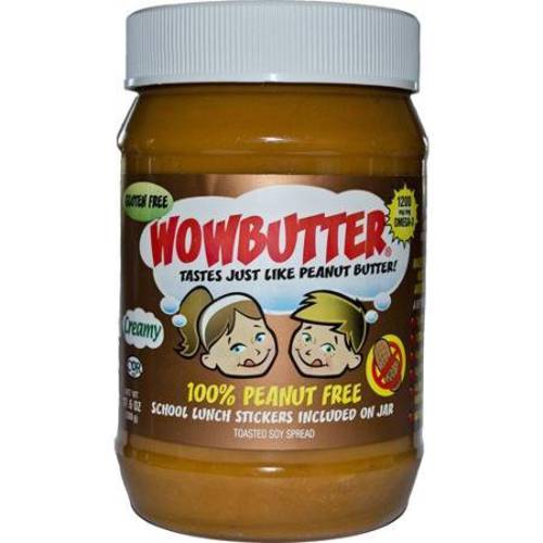 WowButter Tastes Just Like Peanut Butter Toasted Soy Spread Creamy  17.6 oz - 2 pc