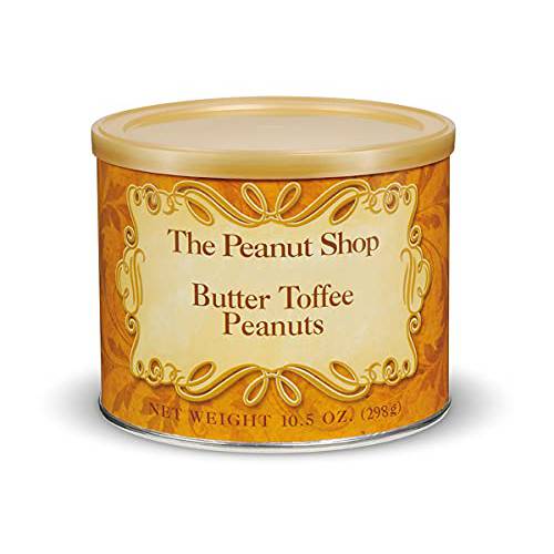 The Peanut Shop of Williamsburg Butter Toffee Peanuts, 10.5 ounces