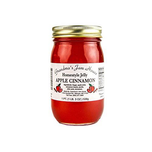 Homestyle Apple Cinnamon Jelly - One Pint - Grandma’s Jam House