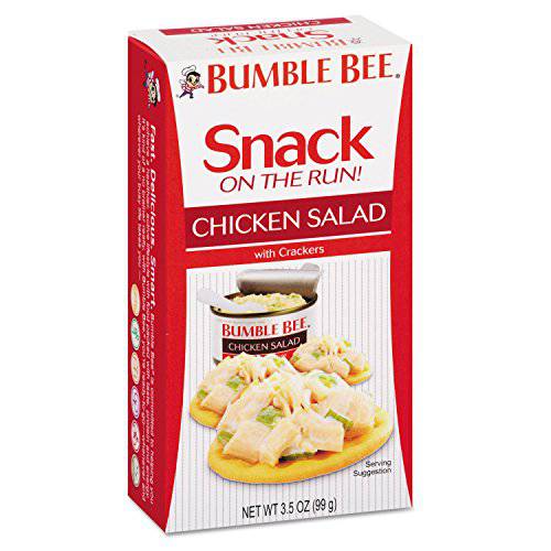 Bumble BEE Snack on The Run Chicken Salad with Crackers (Pack of 12/3.5 oz kit)