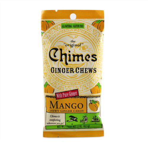 Chimes Ginger Chews 1.5 Oz. - Pack of 3 (Mango)