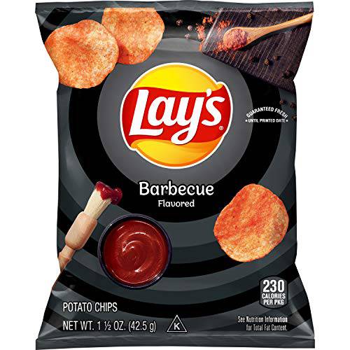 Lay’s Barbecue Flavored Potato Chips, 1.5 Ounce (Pack of 64)