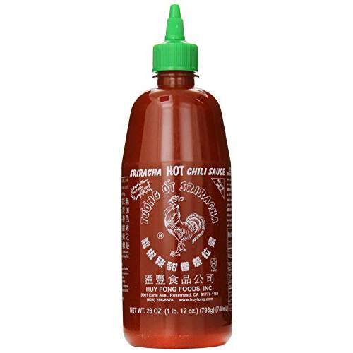 Huy Fong Sauce Chili Sriracha Hot, 28 Oz. Pack of 6