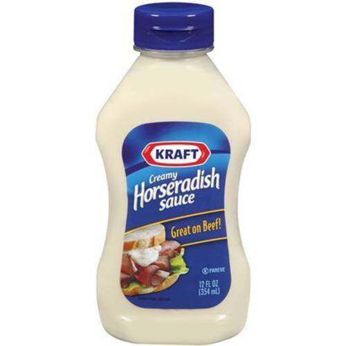 Kraft, Horseradish Sauce, 12oz Squeeze Bottle (Pack of 3)