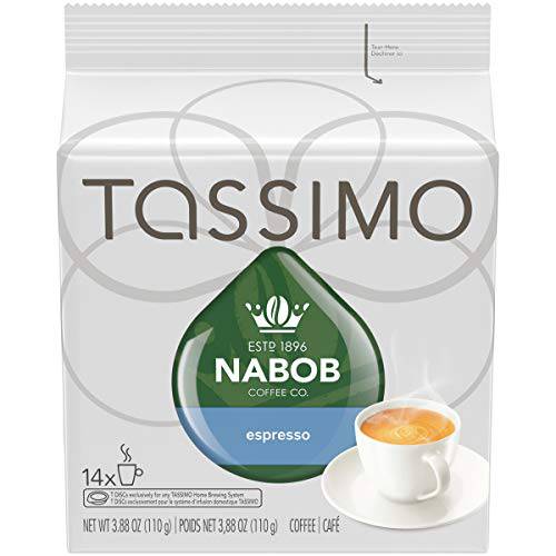 Tassimo Nabob Espresso Coffee - 14 T-discs for Tassimo Coffeemakers - Made in Canada