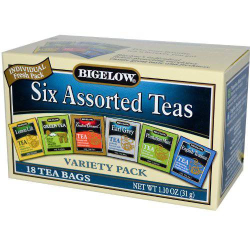 Six Assorted Tea Variety Pack 18 Bag(S)