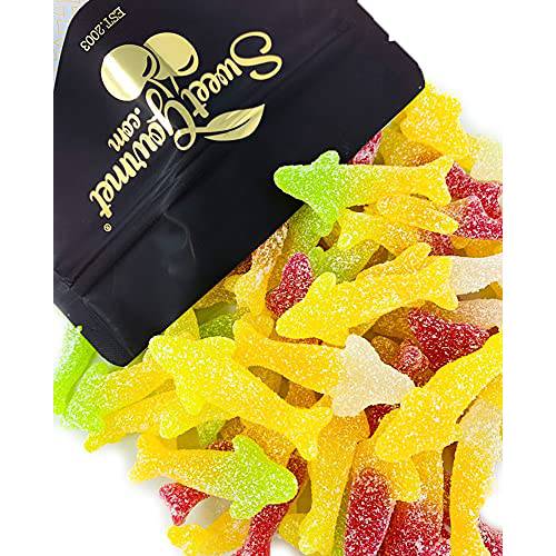 SweetGourmet Sour Gummy Sharks | Vegan Natural Flavor | 2 Pounds