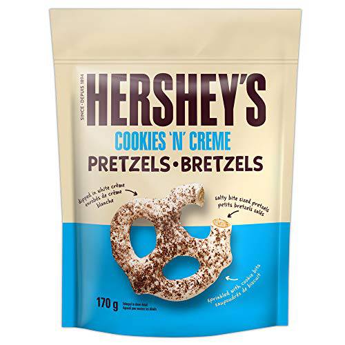 HERSHEY’S Cookies’ N’ Creme Coated Pretzels, 170g/6 oz., {Imported from Canada}