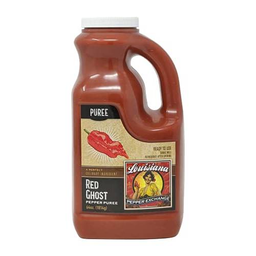 Louisiana Pepper Exchange Fresh Pepper Replacement (Ghost Pepper Puree), 64 oz