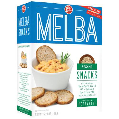 Old London Melba Snacks, Sesame, 5.25 Ounce (Pack of 12)