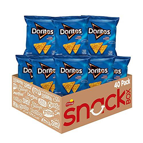 Doritos Cool Ranch Flavored Tortilla Chips, 40 count (pack of 1)