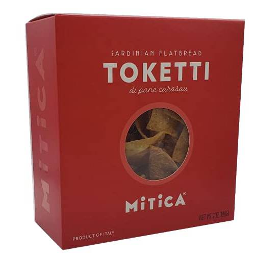 Mitica | Toketti di Pane Carasau | Sardinian Flatbread | 7oz (198grs) | Pack of 1