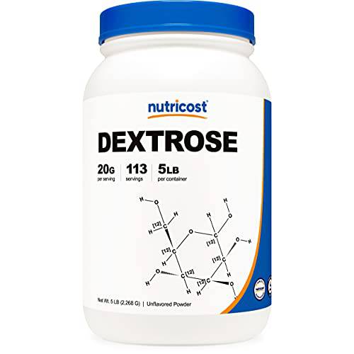 Nutricost Dextrose Powder 5 LBS - Non-GMO, Gluten Free