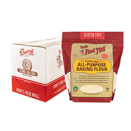 Bob’s Red Mill Gluten Free All Purpose Baking Flour, 44-ounce (Pack of 4)