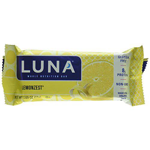 Cliff Bar Luna Lemon Zest Whole Nutrition Bar - Box of 15