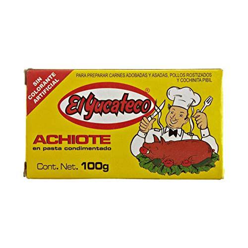 El Yucateco Paste Achiote, 3.5 oz 4 pack