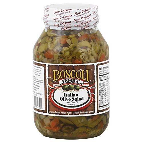 Boscoli Olive Salad, 32 oz (2 Pack) - New Orleans Original Recipe