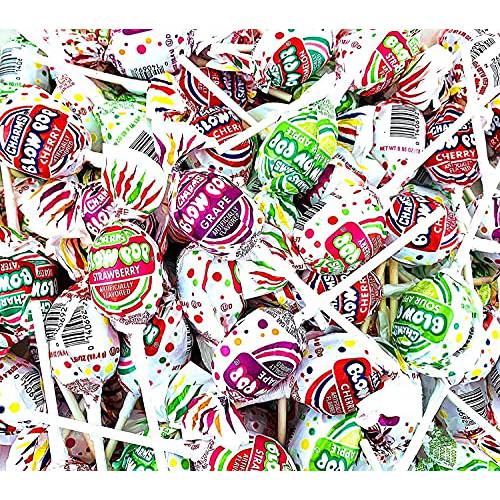 Charms Blow Pop Candy, Bubble Gum Filled Pop, Assorted Lollipops, 2 Pound Bag