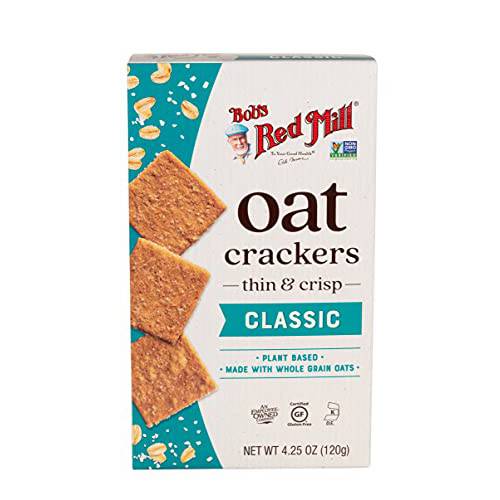 Bob’s Red Mill Classic Oat Crackers, One Box, 4.25 Oz