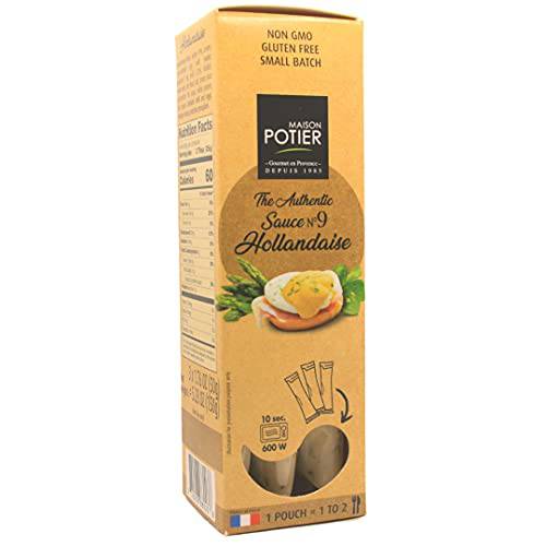 Maison Potier Hollandaise Sauce By Christian Potier | The Authentic No 9 |, 1.76 Ounce (Pack of 3)