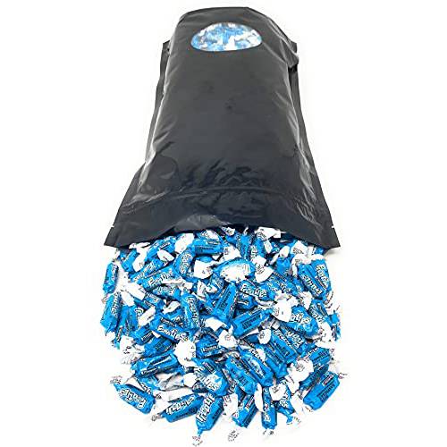 Bulk Blue Raspberry Flavor Tootsie Roll Frooties Chewy American Taffies Candy Individually Wrapped In Resealable Assortit Bag 5 Lb 735+pcs (80-Oz) - Made In USA