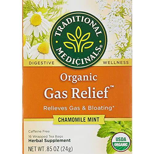 Traditional Medicinals, Tea Organic Gas Relief, 16 Bags