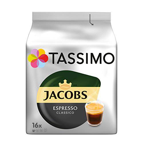 Tassimo Jacobs Espresso, Rainforest Alliance Certified, 5 x 16 T-Discs