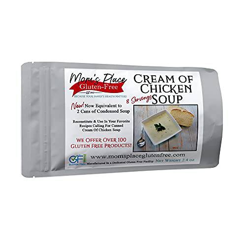 Mom’s Place Gluten Free & Dairy Free Cream of Chicken Soup Mix, Equal to 2 Cans of Condensed Soup 2.4 oz