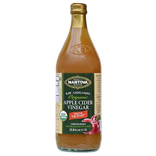 Raw-unfiltered Organic Apple Cider with The Mother 34 Oz (Pack of 2)