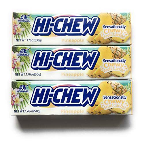 Morinaga Hi-Chew Pineapple Fruit Chews (3 pack)
