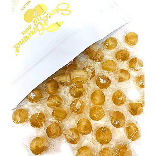 SweetGourmet Wrapped Ginger Balls | Natural Hard Candy | 3 pounds