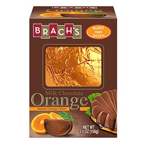 Brach’s Candy Premium Milk Chocolate Orange Ball, 5.5 Ounces