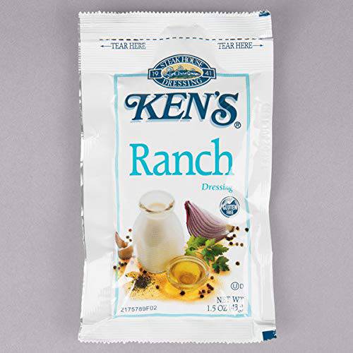 Ken’s 1.5 Ounce Ranch Dressing Packets, Case of 60