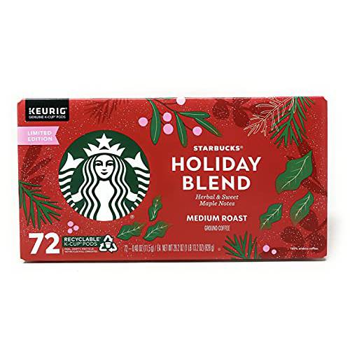 Starbucks Limited Edition 2021 Holiday Blend K-Cup Pods - 72 count