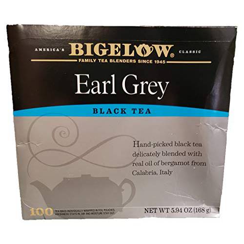 Bigelow Earl Grey Black Tea, 100 Count