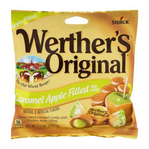 Werther’s Original, Creamy Caramel Apple Filled Hard Candy, 5.5 Ounce (Pack of 2)