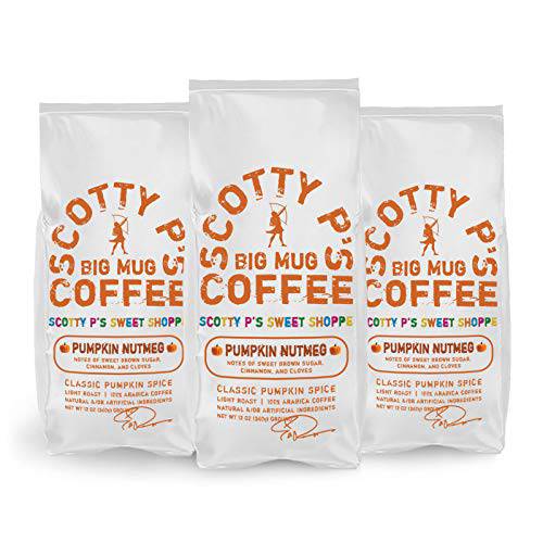 Scotty P’s Sweet Shoppe Pumpkin Nutmeg Ground Coffee (3 pack)
