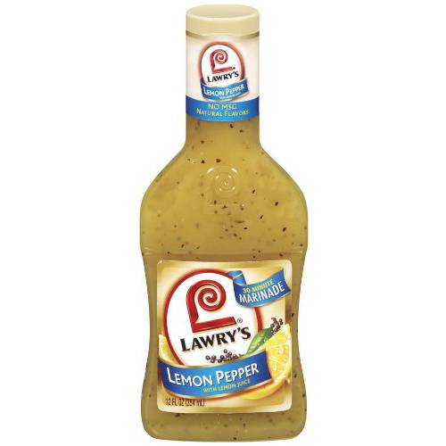 Lawry’s Lemon Pepper Marinade with Lemon Juice, 12 oz