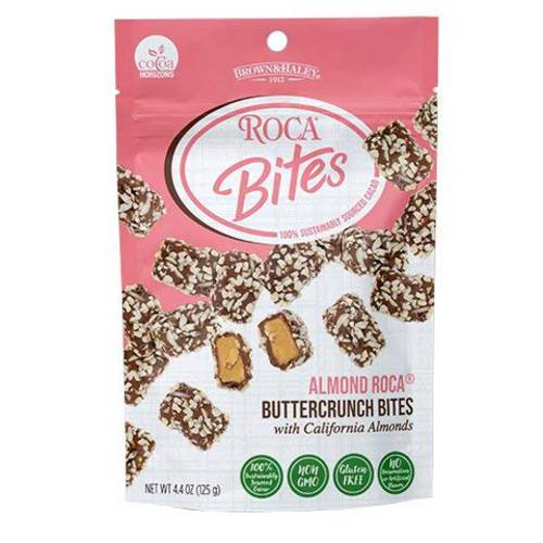 Almond ROCA® Bites, Buttercrunch Bites with California Almonds, Original, 4.4 Ounces (Pack of 1)