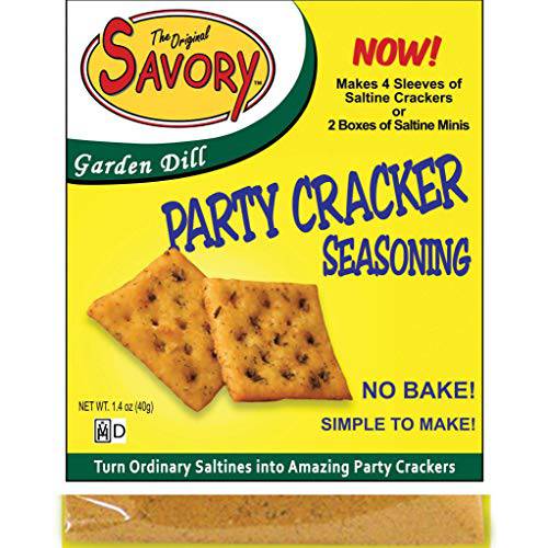 Savory Saltine Seasoning, 1.4 Ounce, Garden Dill, 1 Pack