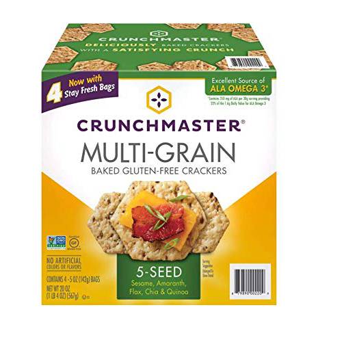 TH Foods Crunchmaster 5 Seed Multi-Grain Cracker , 20 Ounce (Pack of 1)