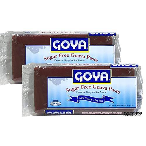 Goya Sugar Free Guava Paste 7 oz (2 pack) Dulce de Guayaba Sin Azucar