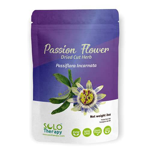 Passion Flower Herb 3 oz , Passion Flower Dried Cut Herb , Passiflora Incarnata , Resealable Bag , Passion Flower Tea , Product From Italy