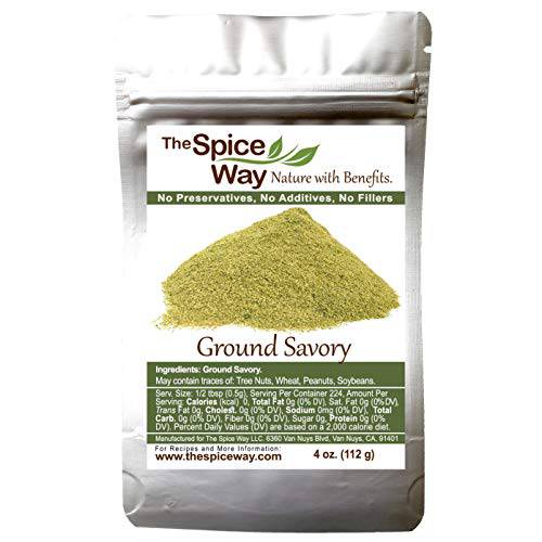 The Spice Way Ground Savory - 4 oz resealable bag