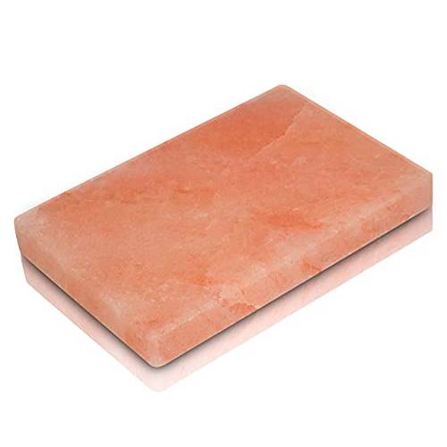 HIMALAYAN SALT BLOCK FOR GRILLING BEST SIZE 12 X 8 X 1.5 FOR COOKING GRILLING CUTTING AND SERVING