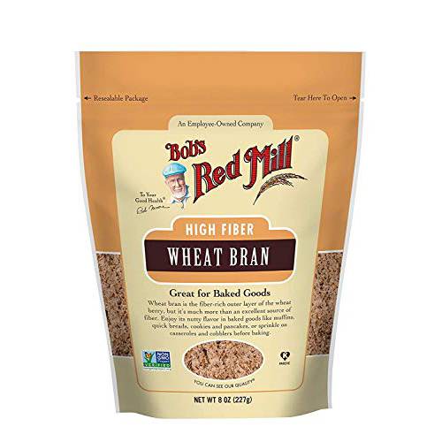 Bob’s Red Mill Wheat Bran, 8 Oz (Pack of 2)