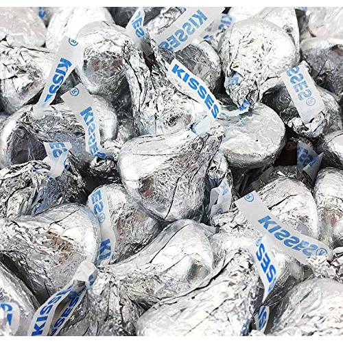 Hershey’s Kisses Milk Chocolate, 4 lbs Pound Bag - individually wrapped in Silver Foil -Perfect for Gifts, Candy Bowls & Buffets, Baking, Movie & Game Nights, in Tundras Bag