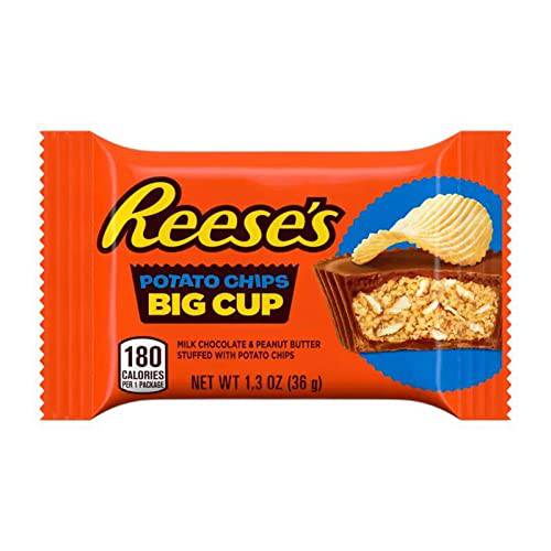 Reese’s Potato Chips Big Cup Peanut Butter Cups, 1.3oz x2