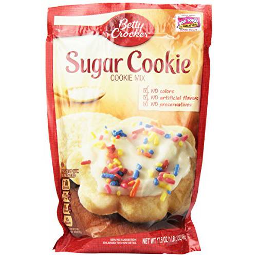 Betty Crocker Cookie Mix, Sugar 17.5 Oz 6 pack